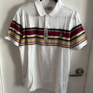Penguin polo shirt size L white